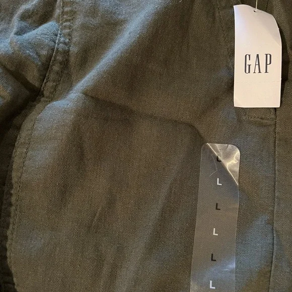 NWT GAP Green Cargo Shorts Essential Style sz large women’s - Picture 4 of 5